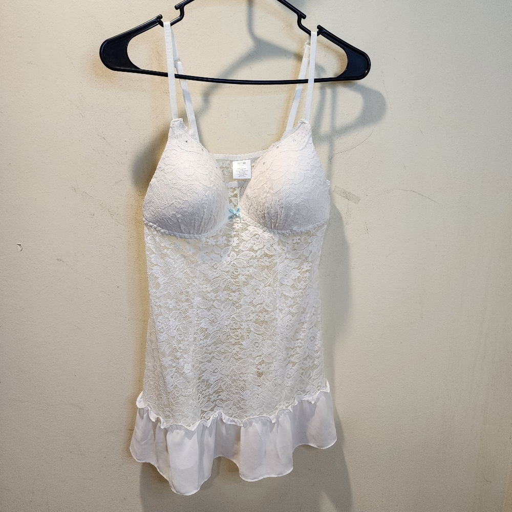 Apt.9 Intimate White Lace Slip Dress Size L
